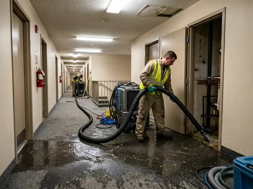 multi-unit-apartment-hallway-f-005 — frequently asked questions, Emergency Burst Pipe Water Extraction & Removal in Palmerto…
